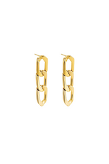 Link Chains Earrings in Gold