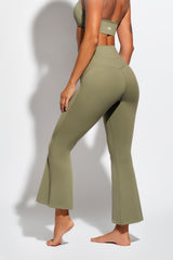 Flare Pants in Sage