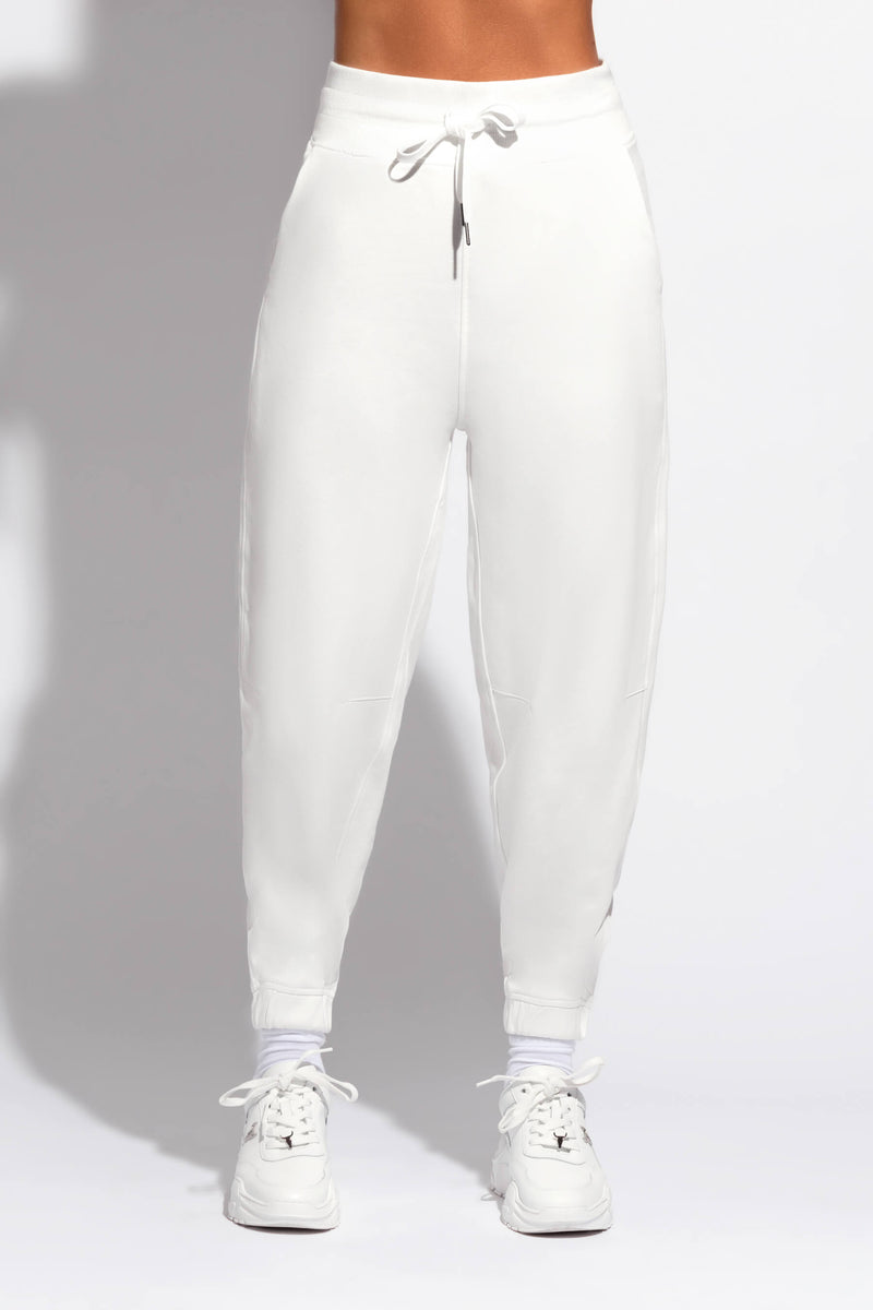 Oversized white joggers womens sale