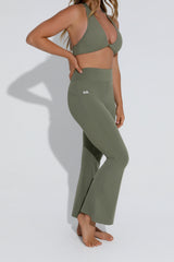 Flare Pants in Sage